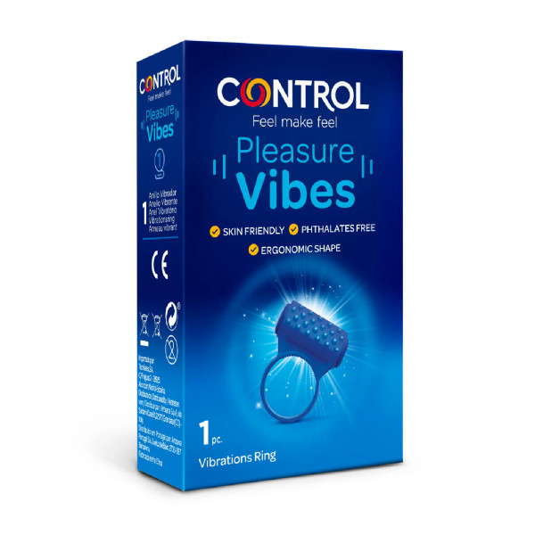 Control Pleasure Vibes Anel Vibratório