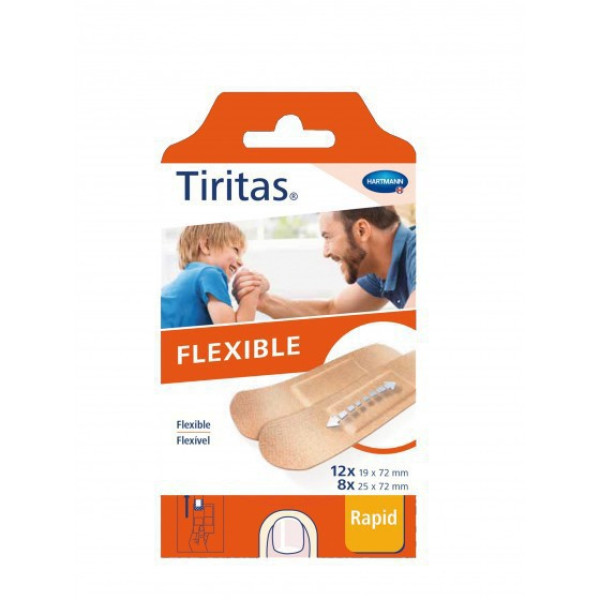 Tiritas Textile Pensos Elastic 2 Tamanhos x 20 Unidades