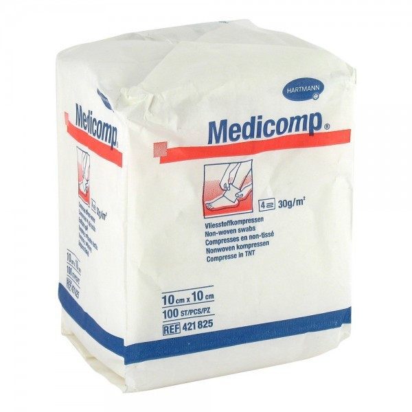 Medicomp Compressas 10 x 20 cm x 100 Unidades