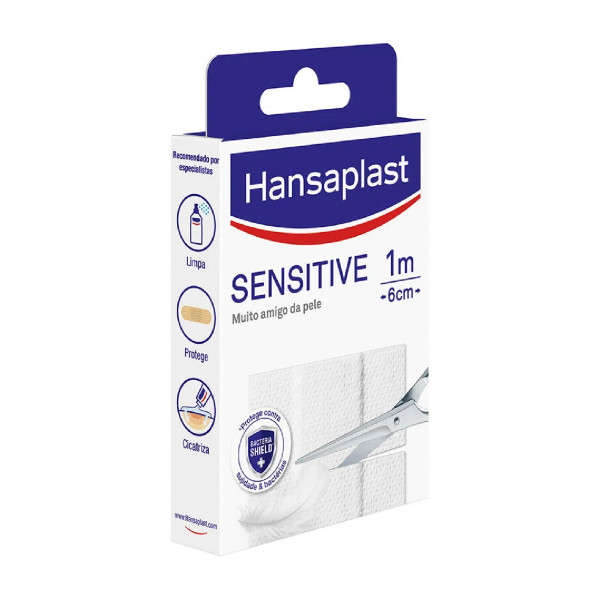 Hansaplast Sensitive Banda 6 cm x 1 m