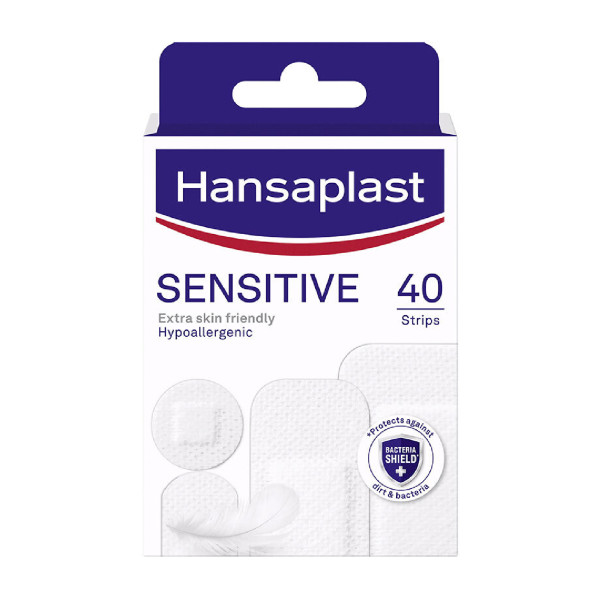 Hansaplast Sensitive 4 Tamanhos x 40 Unidades