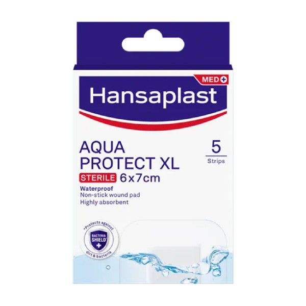 Hansaplast Aqua Protect Pensos XL 6 x 7 cm x 5 Unidades