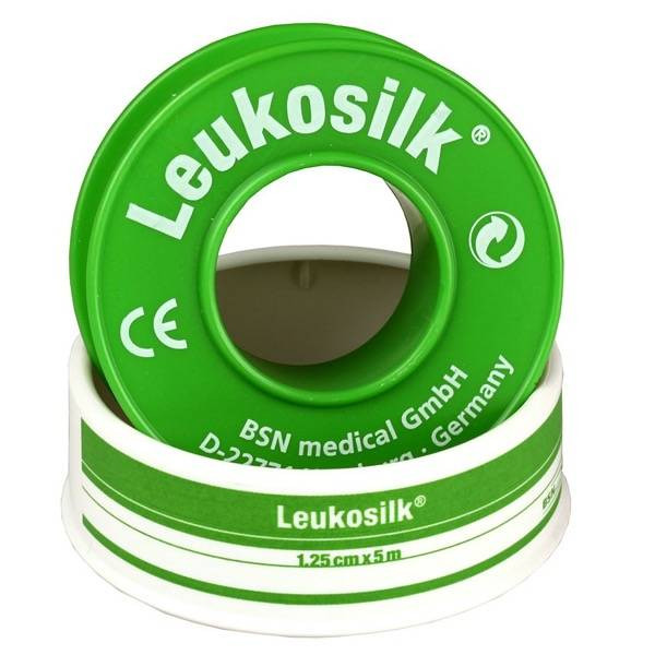 Leukosilk Adesivo 1,25 cm x 5 m