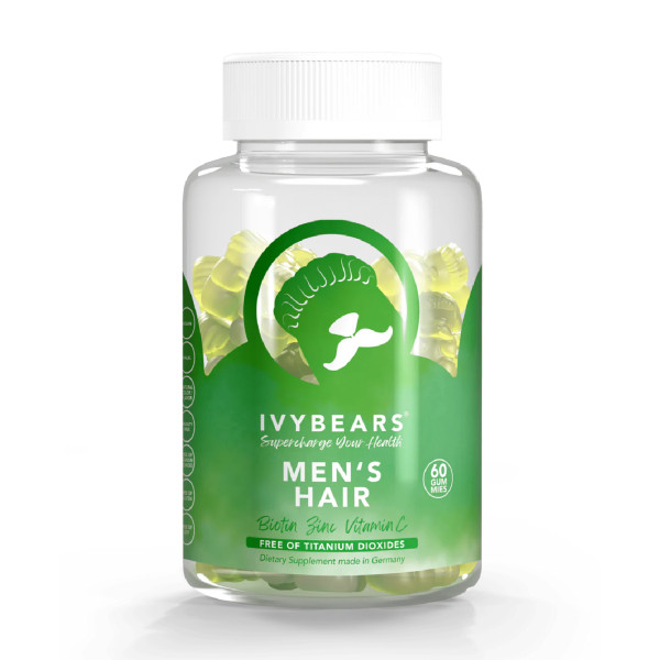 Ivybears Men's Hair Vitamins x 60 gomas