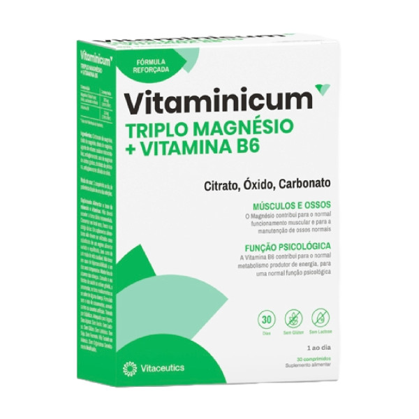 Vitaminicum Triplo Magnésio x 30 Comprimidos