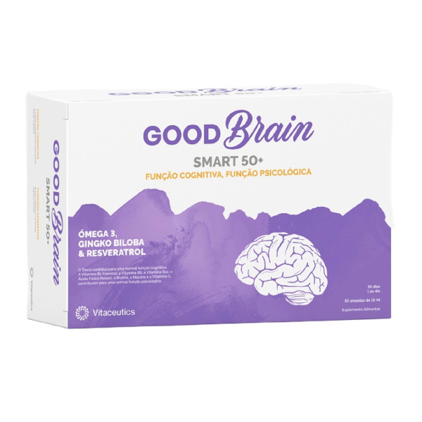 Good Brain Smart 50+ x 30 Ampolas Bebíveis