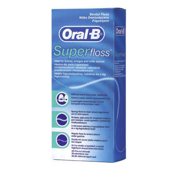 Oral B Super Floss <mark>F</mark>io Dentário x50