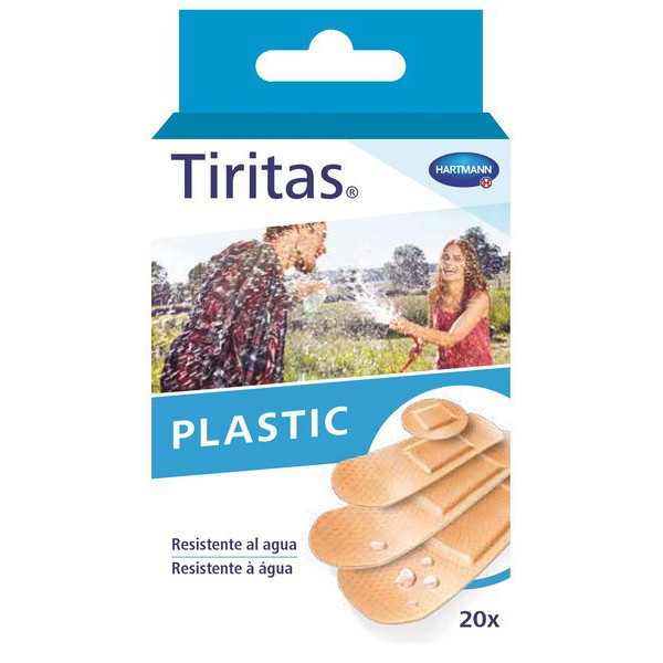 Tiritas Plastic Pensos 4 Tamanhos x 20 Unidades