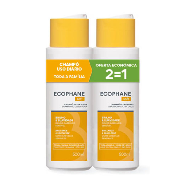 Ecophane Champô Ultra Suave 500 ml + Oferta 2º Embalagem