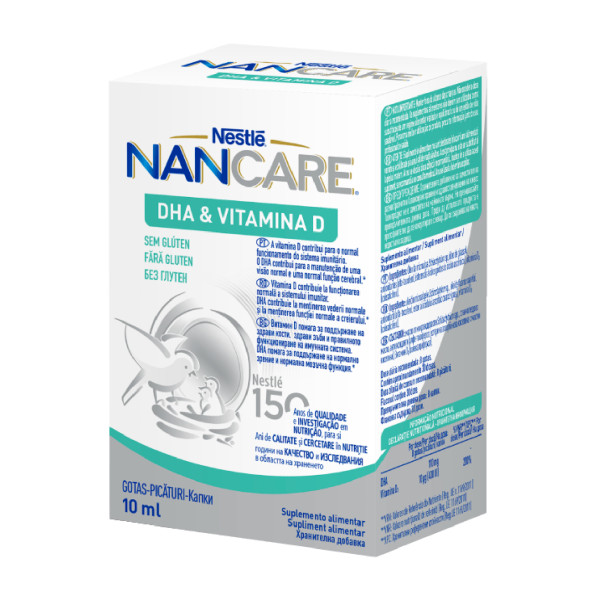 Nancare DHA Vitaminas D Gotas 10 ml