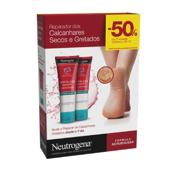 Neutrogena Pack Creme Calcanhares Secos e Gretados 50 ml x 2 Unidades Desconto 50%