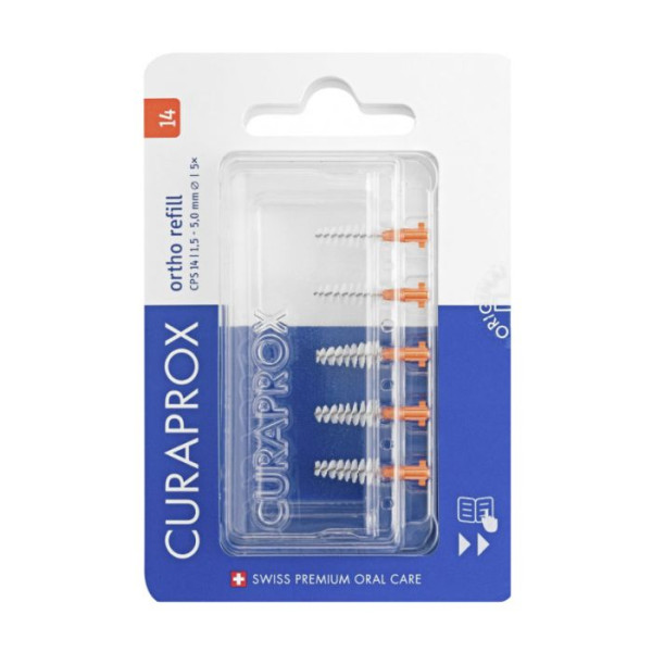 Curaprox Ortho CPS 14 Escovilhões x 5 Recargas