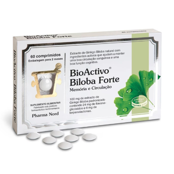 BioActivo Biloba Forte 100 mg x 60 Comprimidos