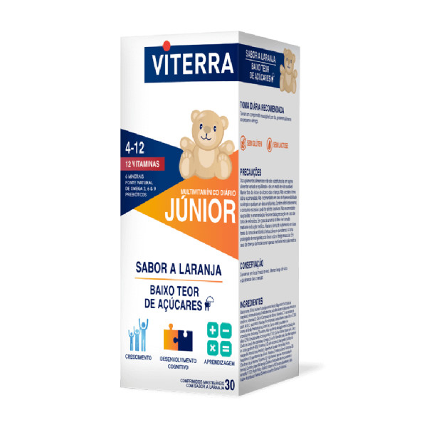 Viterra Junior x 30 Comprimidos Mastigáveis (4-12 anos)