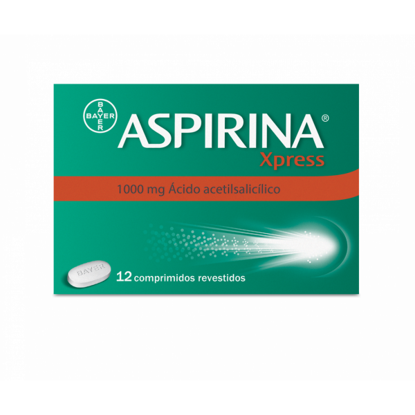 Aspirina Xpress 1000mg x 12 comprimidos revestidos